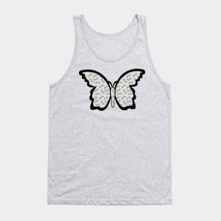 Paisley Dragonfly Butterfly Tank Top
